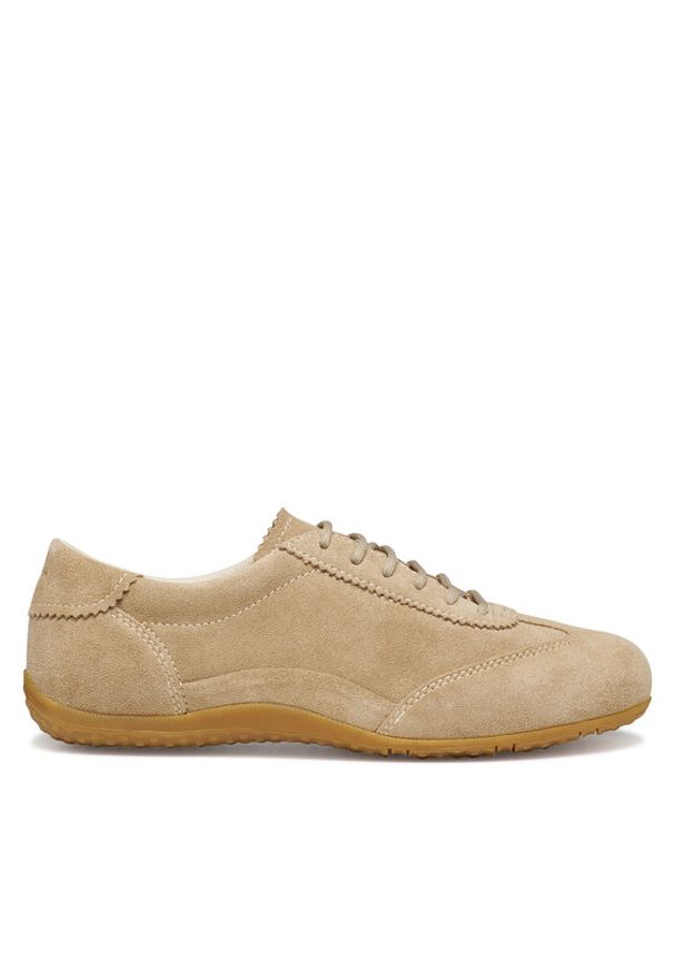 Geox Sneakersy D Vega D3509A 00022 C5002 Brązowy. Kolor: brązowy. Materiał: skóra, zamsz