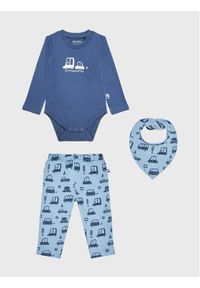 Blue Seven Komplet body i spodnie 473165 Granatowy Regular Fit. Kolor: niebieski. Materiał: bawełna #1