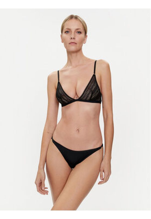 Calvin Klein Underwear Biustonosz braletka 000QF7540E Czarny. Kolor: czarny. Materiał: syntetyk