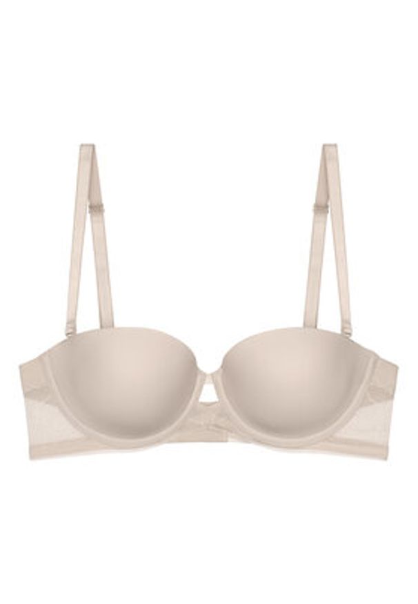 Triumph Biustonosz balkonetka Comfort Contour 10226401 Beżowy. Kolor: beżowy. Materiał: syntetyk