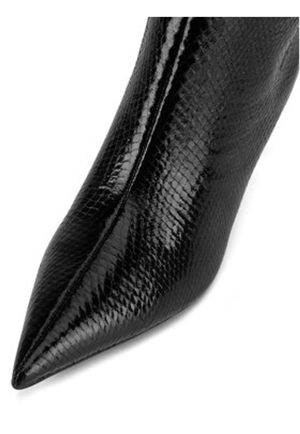 Nine West Kozaki WFA3425-1 Czarny. Kolor: czarny. Materiał: materiał