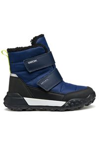 Śniegowce Geox. Kolor: niebieski