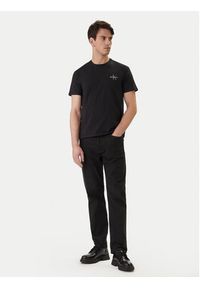 Calvin Klein Jeans T-Shirt LV04RF278G Czarny Regular Fit. Kolor: czarny. Materiał: bawełna #4