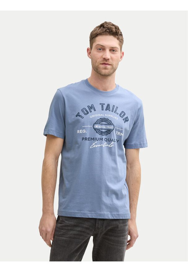 Tom Tailor T-Shirt 1037735 Niebieski Regular Fit. Kolor: niebieski. Materiał: bawełna