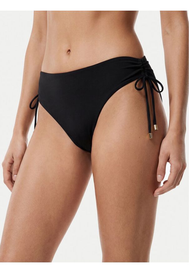 Max Mara Beachwear Dół od bikini Sandra 2616821229 Czarny. Kolor: czarny. Materiał: syntetyk