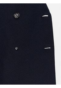 BOSS - Boss Marynarka 50497271 Granatowy Slim Fit. Kolor: niebieski. Materiał: wełna #6