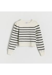 Reserved - Sweter w paski - Wielobarwny. Wzór: paski #1