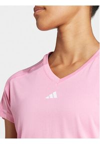 Adidas - adidas Koszulka techniczna Train Essentials IS3963 Różowy Slim Fit. Kolor: różowy. Materiał: syntetyk #7