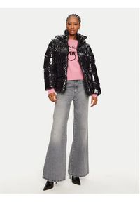 Pinko - PINKO Kurtka puchowa Indice 103827 A11K Czarny Regular Fit. Kolor: czarny. Materiał: syntetyk #4