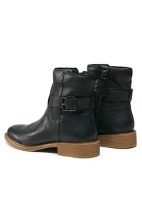 Clarks Botki Cologne Strap 261747714 Czarny. Kolor: czarny. Materiał: skóra