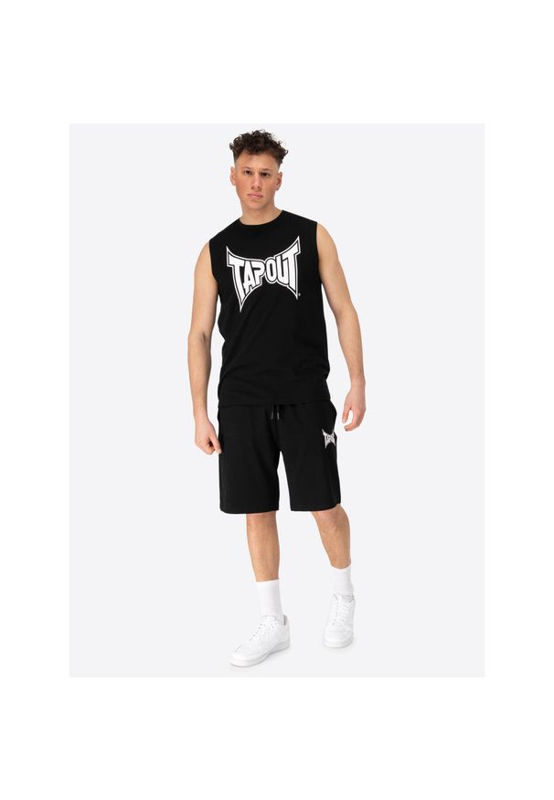 TAPOUT - Tank top i zestaw szortów Tapout Diego. Kolor: czarny. Materiał: dresówka