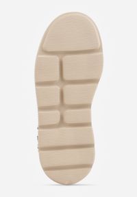 Renee - Brązowe Perforowane Sneakersy ze Skóry Naturalnej na Platformie i Koturnie Risyla. Kolor: brązowy. Materiał: skóra. Obcas: na koturnie #9