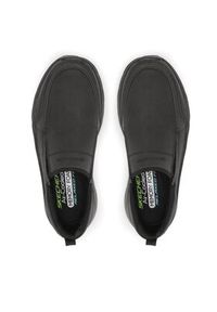 skechers - Skechers Półbuty Equalizer 5.0 Harvey 232517/BBK Czarny. Kolor: czarny. Materiał: materiał #5