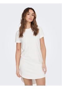 JDY Sukienka codzienna Ivy 15174793 Biały Regular Fit. Okazja: na co dzień. Kolor: biały. Materiał: syntetyk. Typ sukienki: proste. Styl: casual