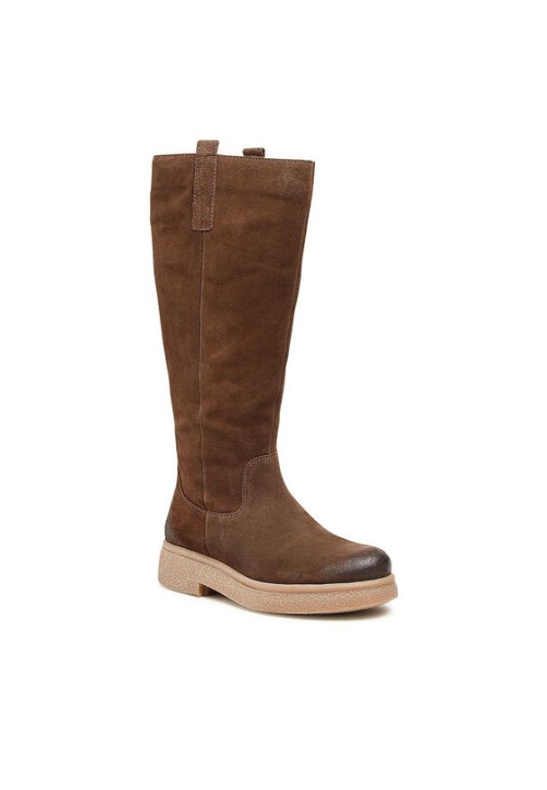 Lasocki Kozaki WI23-BULGY-06 Brązowy. Kolor: brązowy. Materiał: skóra, zamsz