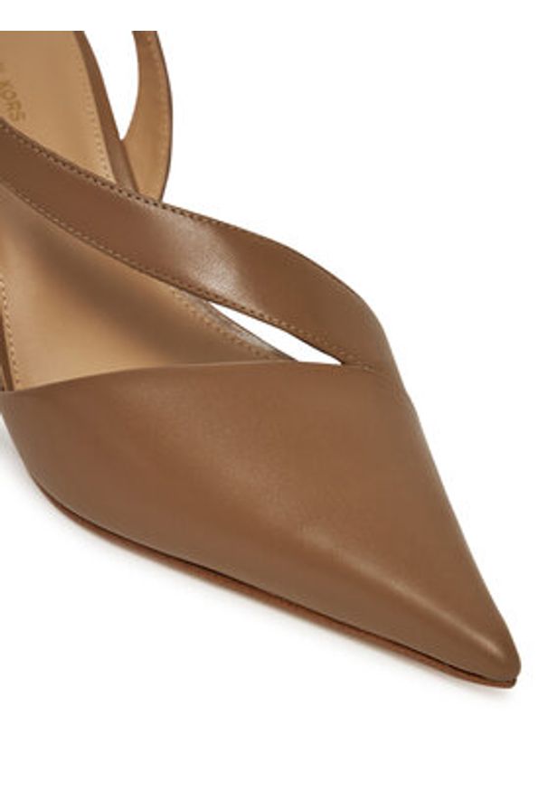 MICHAEL Michael Kors Sandały Jaida 40S5JDMP1L Brązowy. Kolor: brązowy. Materiał: skóra
