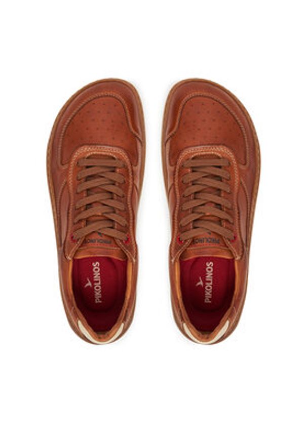 Pikolinos Sneakersy U9F-6363C1 Brązowy. Kolor: brązowy. Materiał: skóra