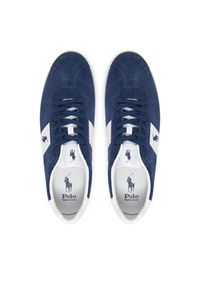 Polo Ralph Lauren Sneakersy 816961260002 Granatowy. Kolor: niebieski. Materiał: zamsz, skóra