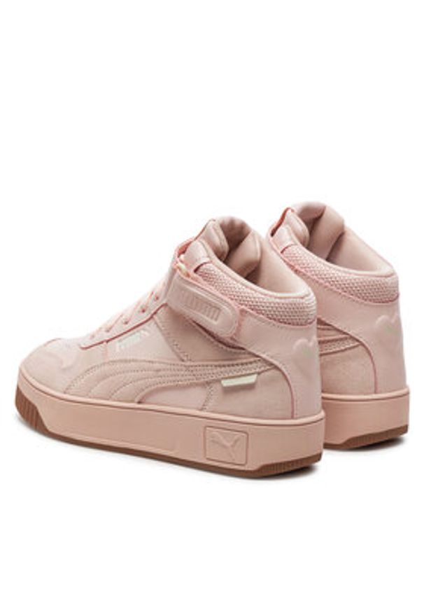 Puma Sneakersy Carina Street Mid 397490 02 Różowy. Kolor: różowy. Materiał: skóra