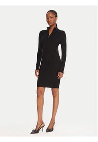 Guess Sukienka codzienna W5BK45 Z0572 Czarny Slim Fit. Okazja: na co dzień. Kolor: czarny. Materiał: syntetyk. Typ sukienki: proste. Styl: casual #3