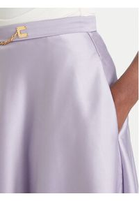 Elisabetta Franchi Spódnica midi GO-156-61E2-V320 Fioletowy Regular Fit. Kolor: fioletowy. Materiał: syntetyk #4