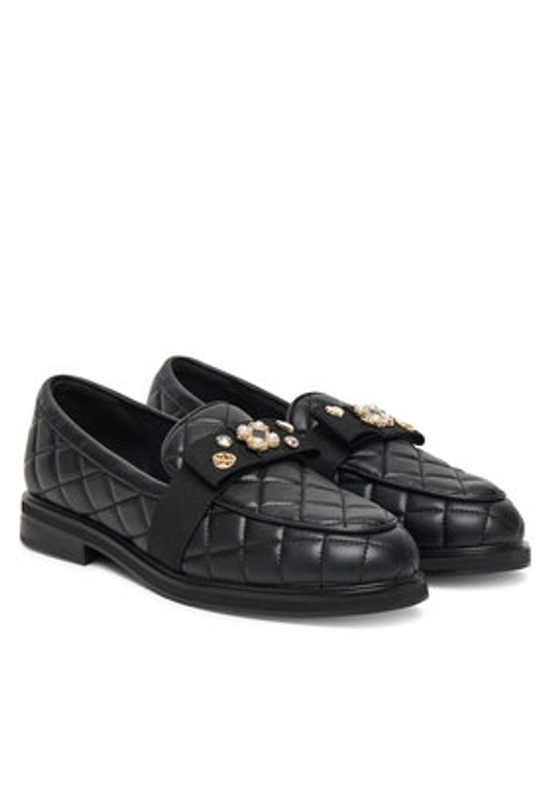 Aldo Loafersy Bissamo 14115088 Czarny. Kolor: czarny. Materiał: skóra
