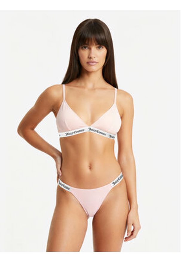 Juicy Couture Komplet stringów JCTTH225951 Kolorowy. Materiał: bawełna. Wzór: kolorowy