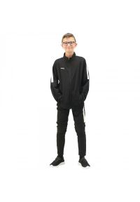 Dziecięcy dres Softee Team. Okazja: na uczelnię. Kolor: czarny. Materiał: dresówka. Styl: sportowy #1