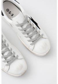 Answear Lab Buty kolor biały na płaskiej podeszwie. Nosek buta: okrągły. Zapięcie: sznurówki. Kolor: biały. Materiał: guma. Obcas: na płaskiej podeszwie #4
