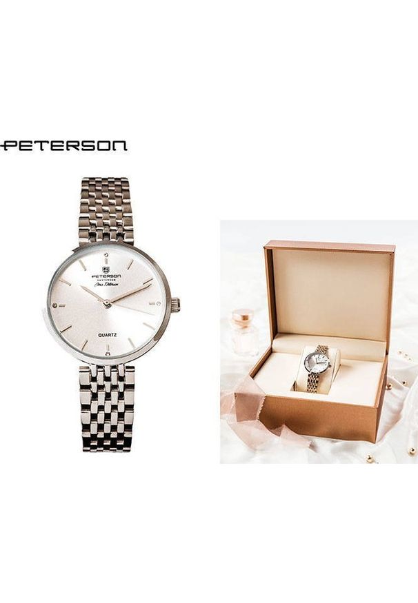 Zegarek Peterson Modny, analogowy zegarek damski Peterson NoSize. Rodzaj zegarka: analogowe