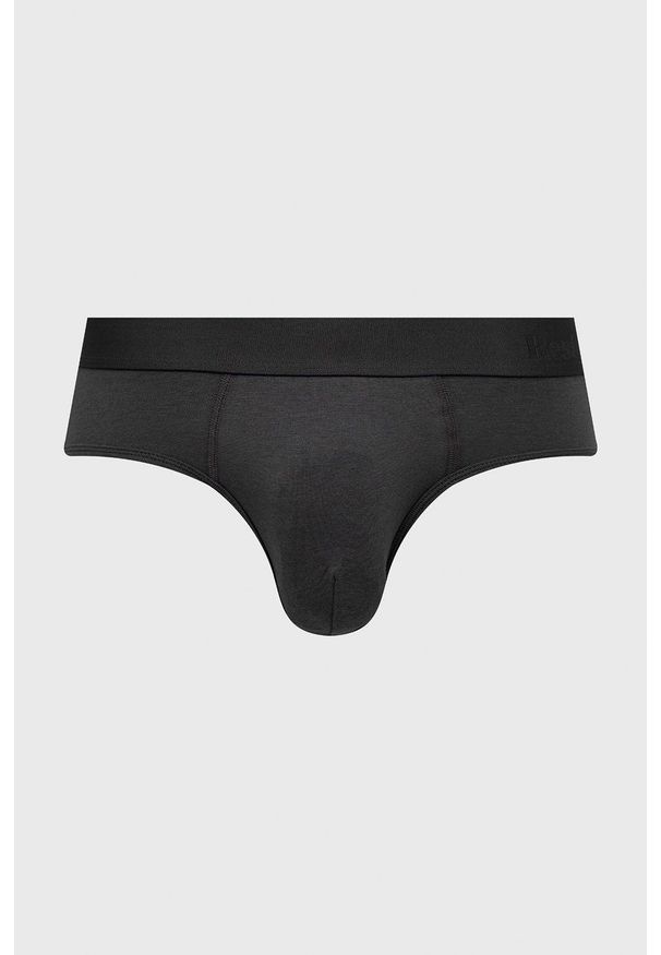 Resteröds Slipy (3-pack) męskie kolor szary. Kolor: szary. Materiał: włókno, bawełna