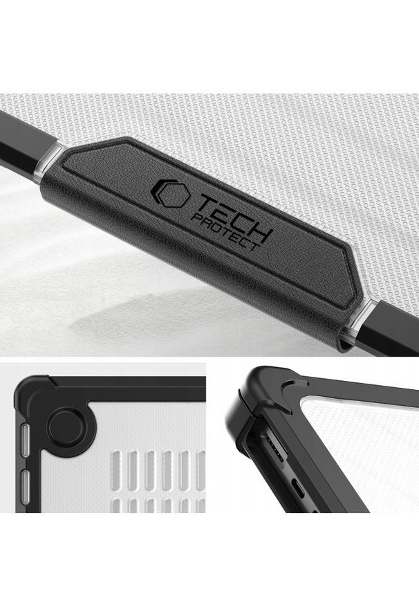 4kom.pl - TECH-PROTECT SMARTSHELL PRO MACBOOK PRO 14 M1 / M2 / M3 / M4 / M5 2021-2025 BLACK/CLEAR