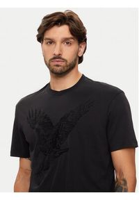 Armani Exchange T-Shirt 6DZTAD ZJ9TZ 1200 Czarny Regular Fit. Kolor: czarny. Materiał: bawełna #4