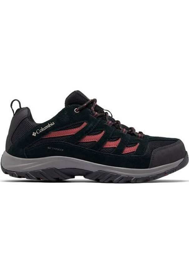 columbia - Buty trekkingowe męskie Columbia Męskie Crestwood Waterproof. Kolor: czarny, wielokolorowy. Materiał: zamsz, materiał, syntetyk. Szerokość cholewki: normalna