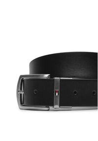 TOMMY HILFIGER - Tommy Hilfiger Pasek Męski Denton 3.5 Rev AM0AM13012 Granatowy. Kolor: niebieski. Materiał: skóra #3