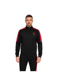 LIVERPOOL FC - Dres piłkarski dla dorosłych Liverpool FC 24/25. Kolor: czerwony, czarny, wielokolorowy. Materiał: dresówka. Sport: piłka nożna
