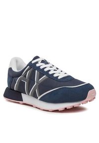 Armani Exchange Sneakersy XDX109 XV588 M785 Granatowy. Kolor: niebieski. Materiał: materiał #5