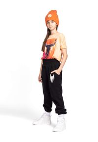 ROBERT KUPISZ - Pomarańczowy t-shirt Kids Crazy Bull. Kolor: pomarańczowy. Materiał: bawełna. Wzór: kolorowy, nadruk #3