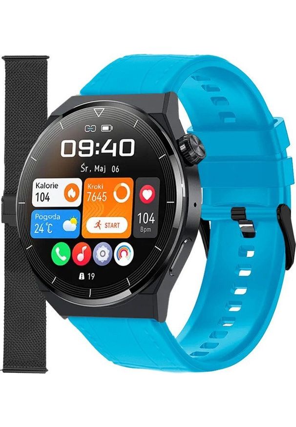 Smartwatch Enter SAT.14.237.144-SET Niebieski. Rodzaj zegarka: smartwatch. Kolor: niebieski