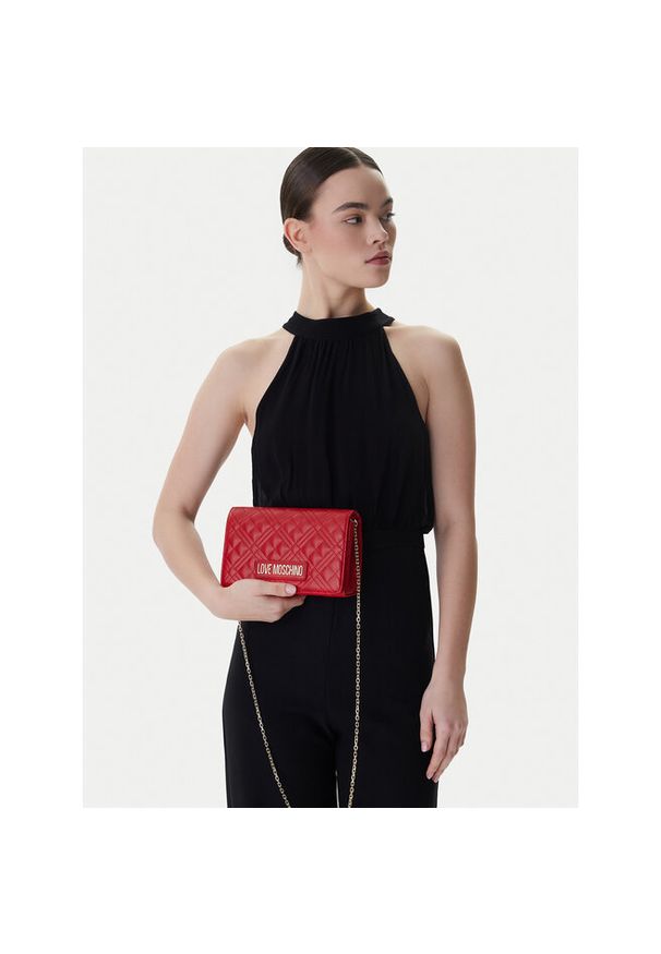 Love Moschino - Torebka LOVE MOSCHINO. Kolor: czerwony