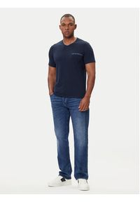 Emporio Armani Underwear Komplet 2 t-shirtów EM000392 AF10779 MB263 Granatowy Regular Fit. Kolor: niebieski. Materiał: bawełna