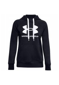Under Armour - Bluza Z Kapturem Damska Polar Rival. Typ kołnierza: kaptur. Kolor: czarny. Materiał: polar