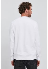 Calvin Klein Jeans Bluza bawełniana J30J317059.4890 męska kolor biały z nadrukiem. Okazja: na co dzień. Kolor: biały. Materiał: bawełna. Wzór: nadruk. Styl: casual #2