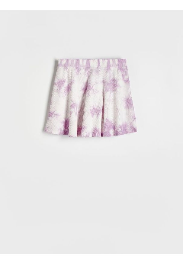 Reserved - Spódnica z efektem tie dye - lawendowy. Kolor: fioletowy. Materiał: bawełna