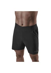 Krótkie spodenki sportowe do biegania CEP męskie. Kolor: czarny. Sport: bieganie #1