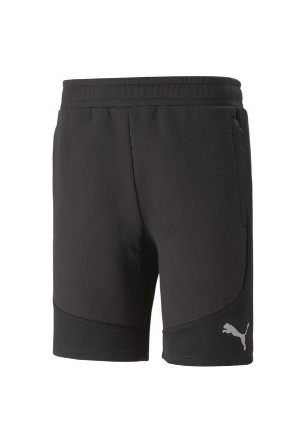Krótkie spodenki męskie Puma EVOSTRIPE 8''. Kolor: czarny. Długość: krótkie. Sport: fitness