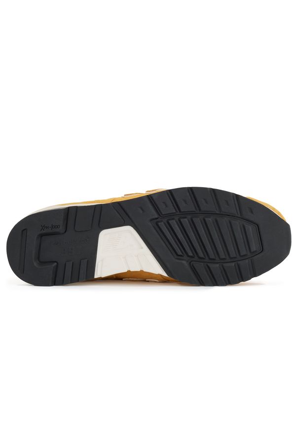 Buty unisex New Balance U997AC - żółte. Kolor: żółty. Materiał: zamsz, materiał, syntetyk