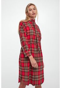JOOP! Jeans - Sukienka koszulowa w kratkę Danny JOOP! JEANS. Wzór: kratka. Typ sukienki: koszulowe #5