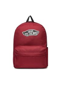 Vans Plecak C-OLD SKOOL CLASSIC BACKPACK VN000H4YBRD1 Bordowy. Kolor: czerwony. Materiał: materiał