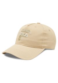 Fila Czapka z daszkiem Barnaul 5 Panel Cap With Elevated Basic Logo FCU0086 Beżowy. Kolor: beżowy. Materiał: materiał